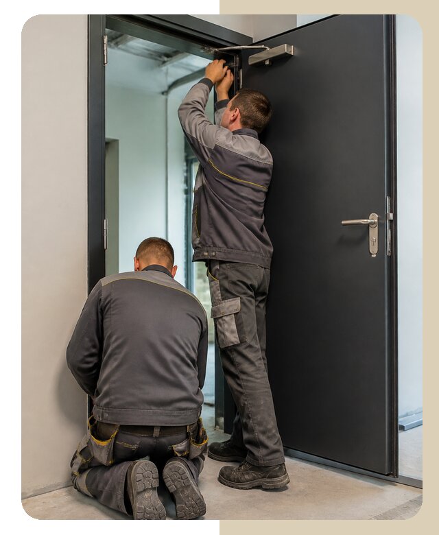 Установка противопожарной двери в Гукове от 6673 р. | ДвериЛегко-Гкв